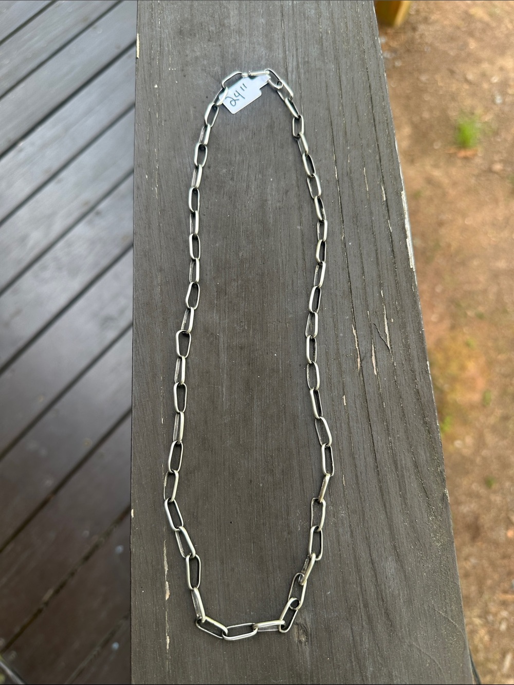 Navajo Handmade Paperclip Chain